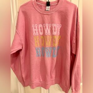 HOWDY Crewneck Oversized Sweatshirt